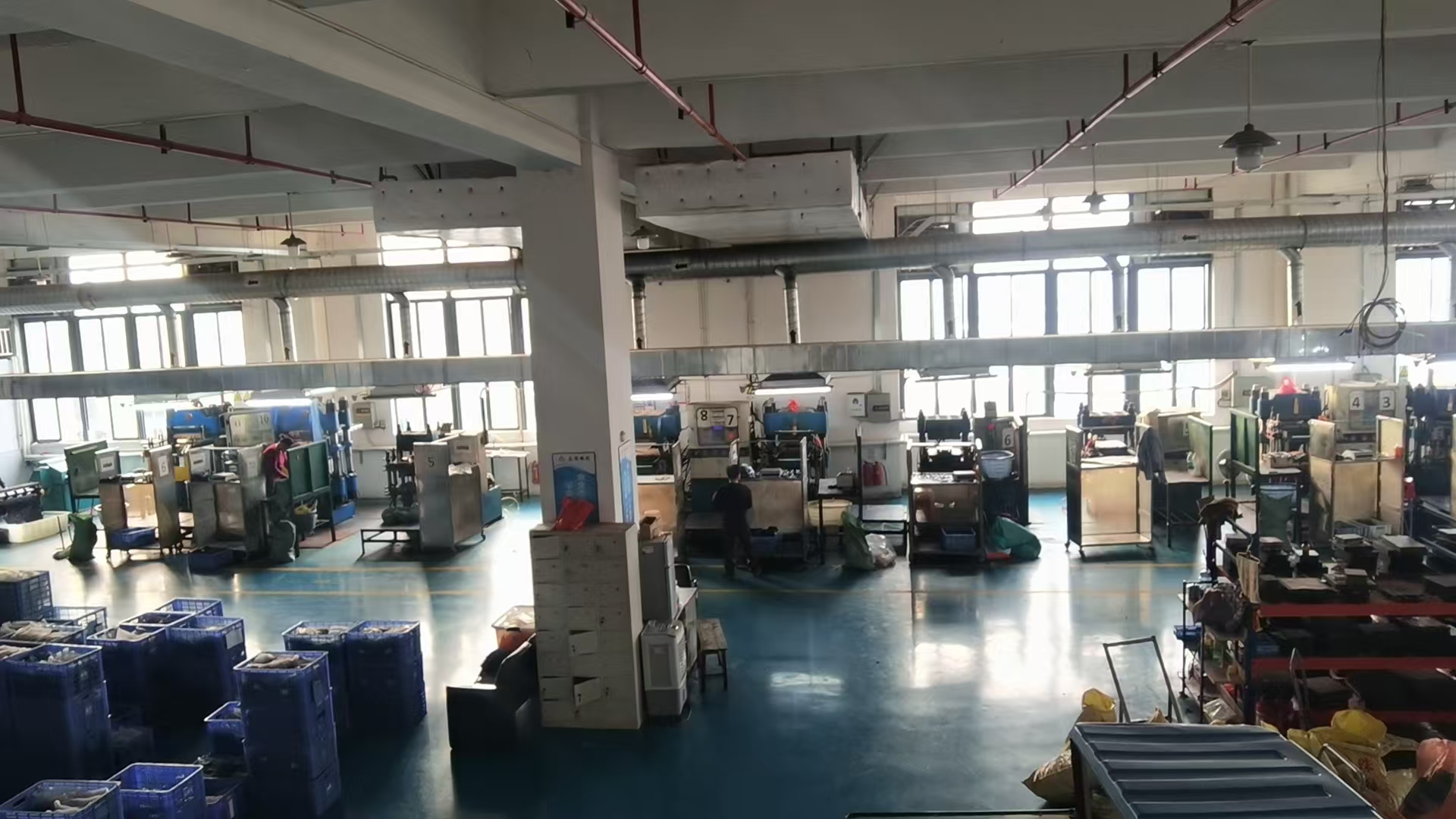 ในโรงงานผลิตยาง Zhengguan